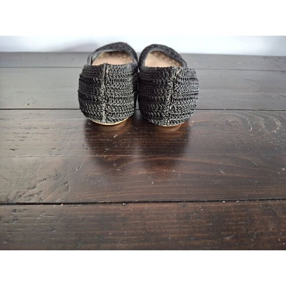 Nine West Darlene Black Slip-On Crochet Ballet Flat/Pre-owned, Sz. 5.5M - Picture 7 of 10